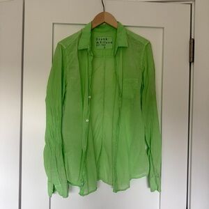 Frank & Eileen Neon Green Button Down Shirt